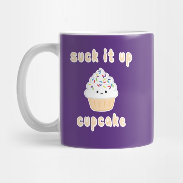 Suck it up, Vanilla Cupcake by SlothgirlArt